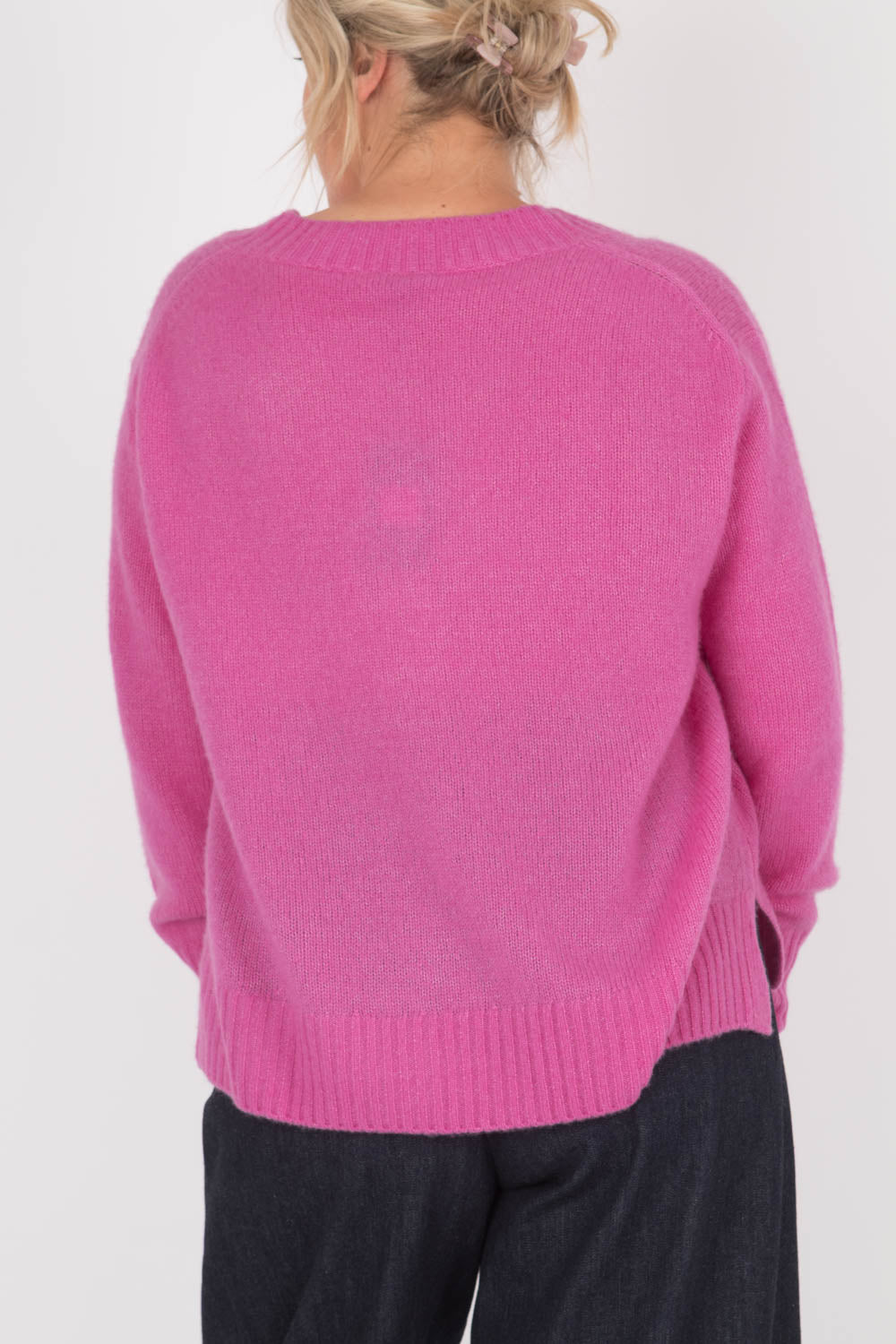 Estheme V Neck Cashmere/Silk Pullover