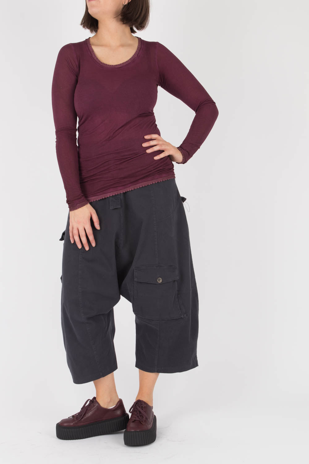 Lurdes Bergada Low Crotch Trousers