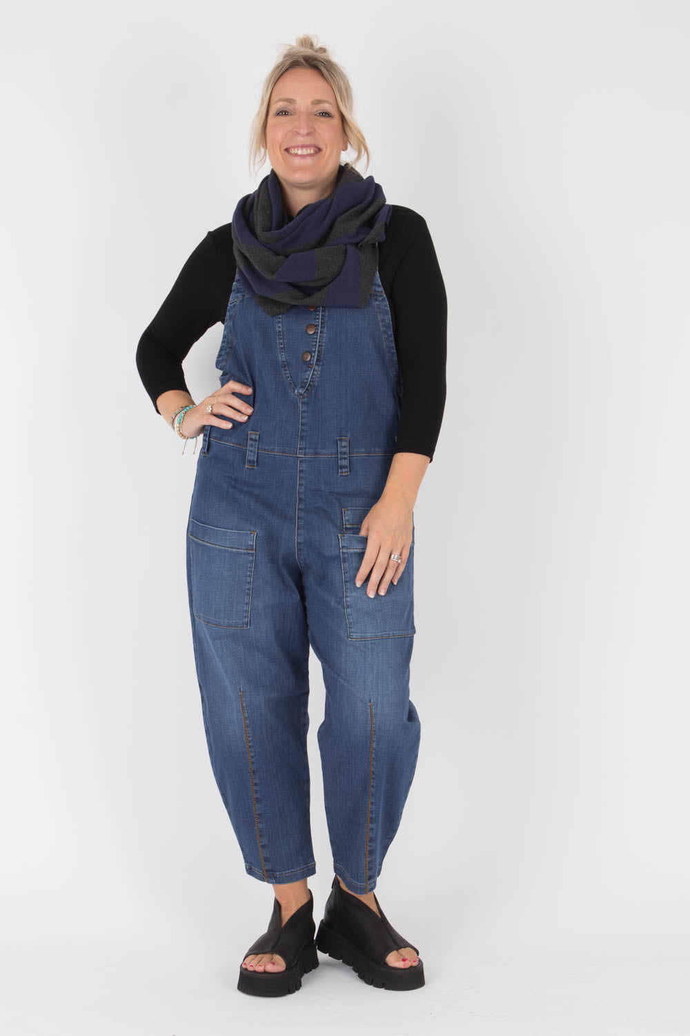 Lurdes Bergada Denim Dungarees