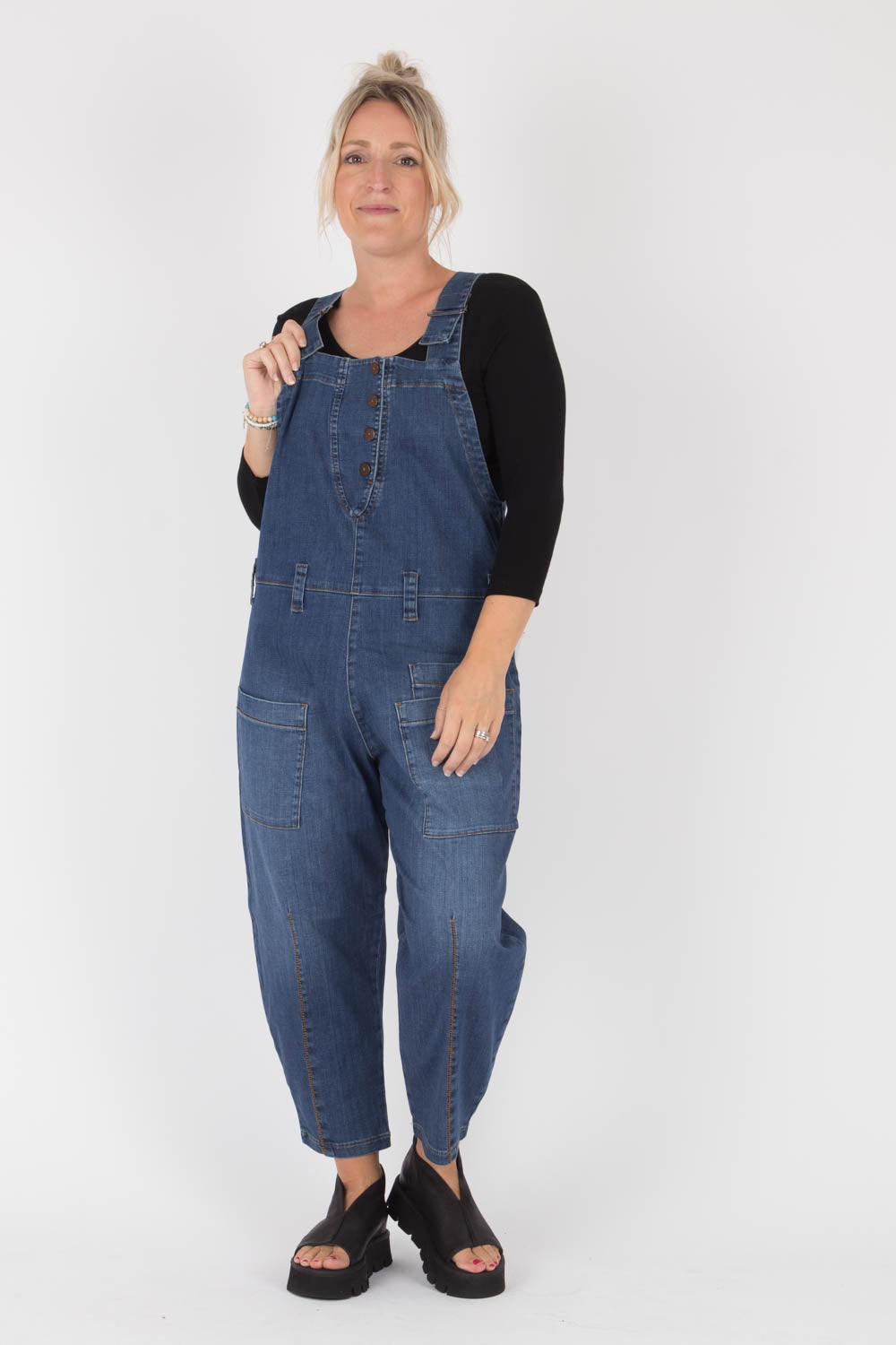 Lurdes Bergada Denim Dungarees