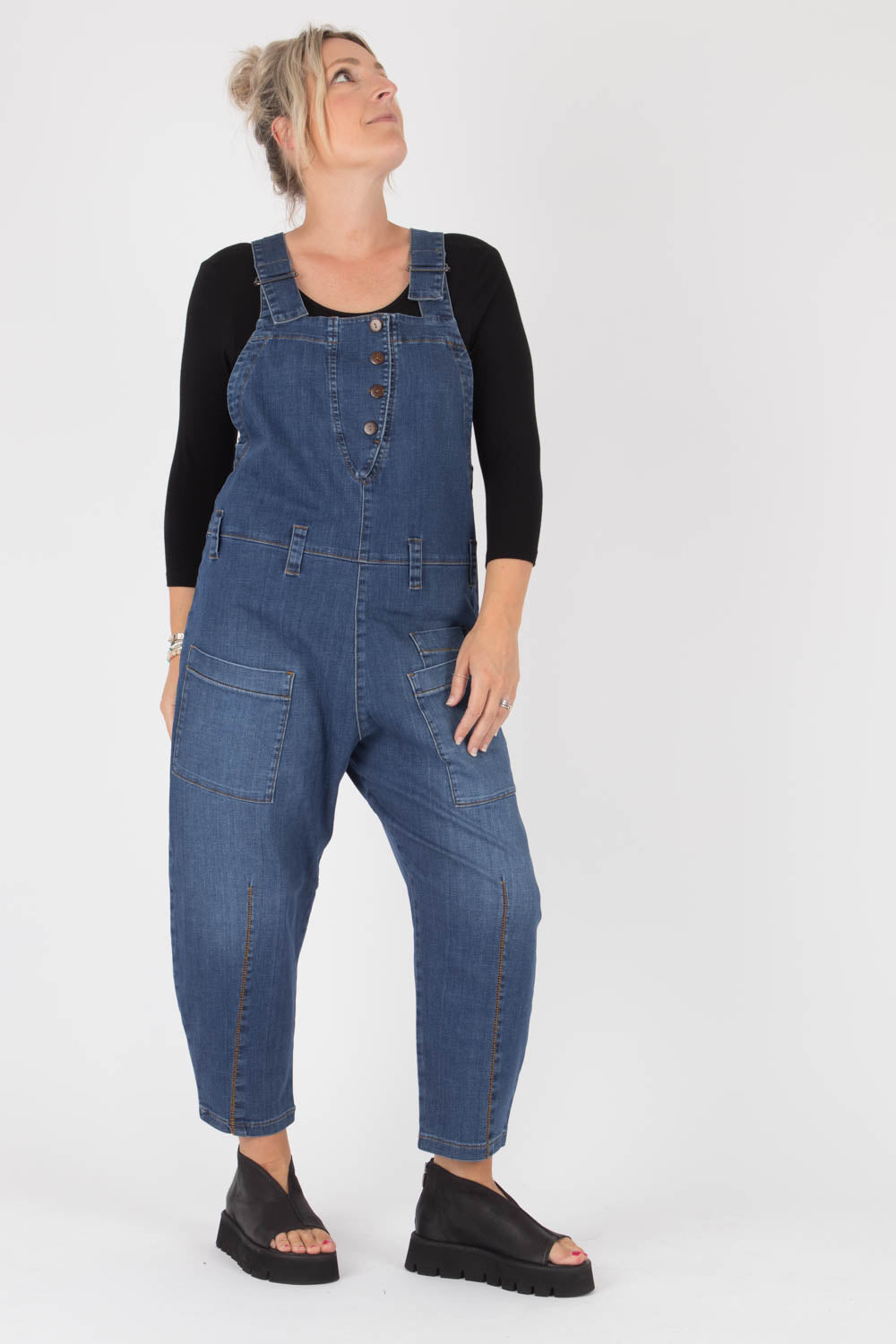 Lurdes Bergada Denim Dungarees