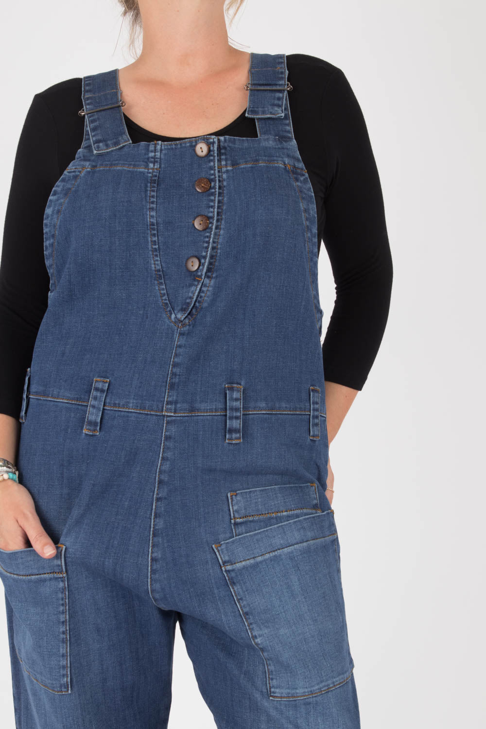 Lurdes Bergada Denim Dungarees