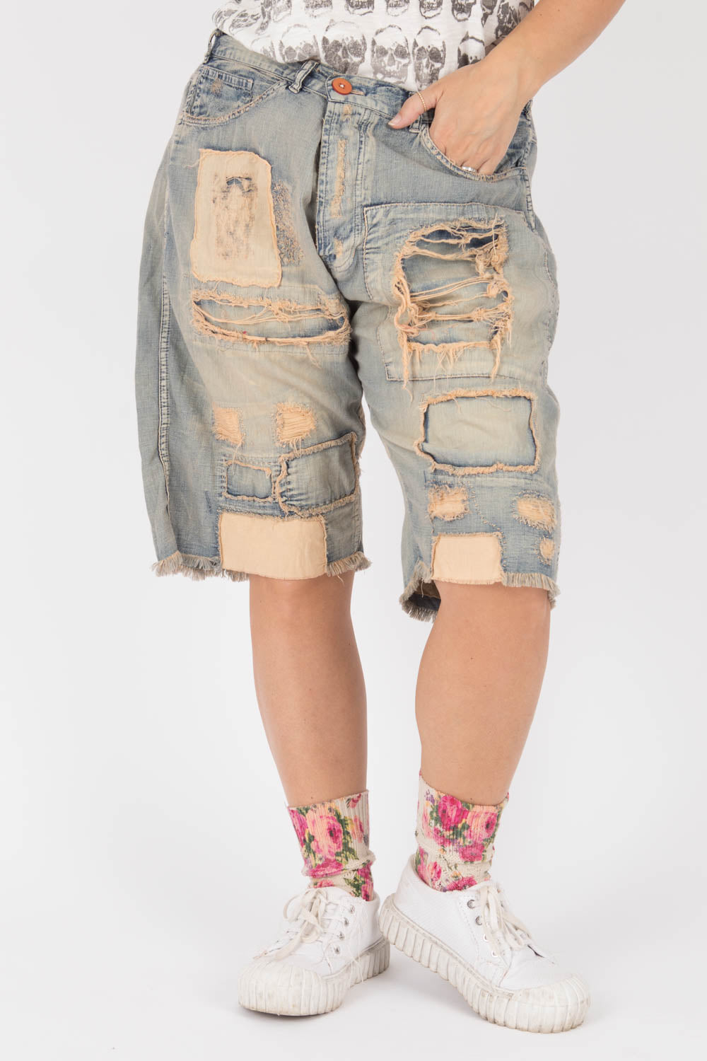 Magnolia Pearl Denim Miner Shorts