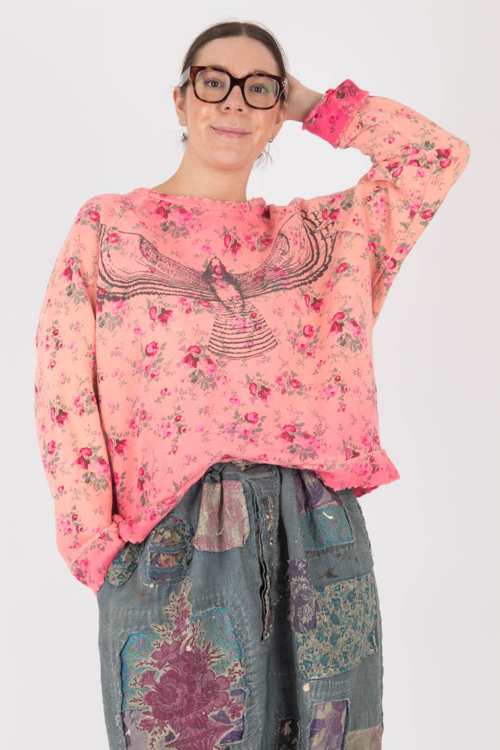 Magnolia Pearl Floral Hawk Richi Sweatshirt