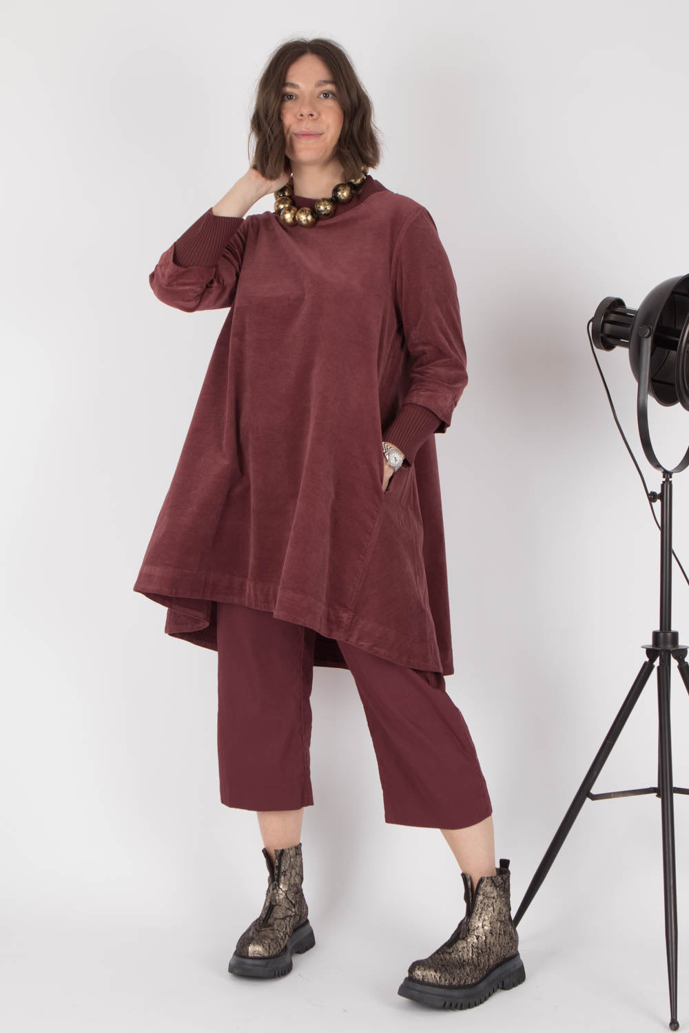 AMICI by Baci Velvet Tunic