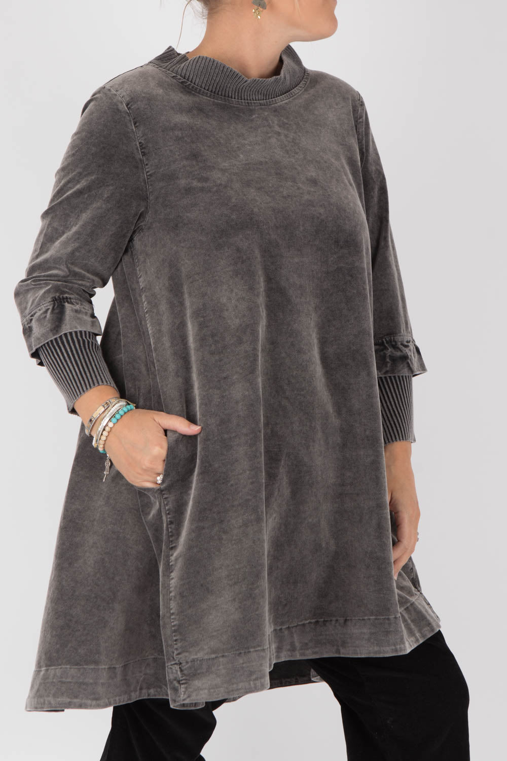 AMICI by Baci Velvet Tunic