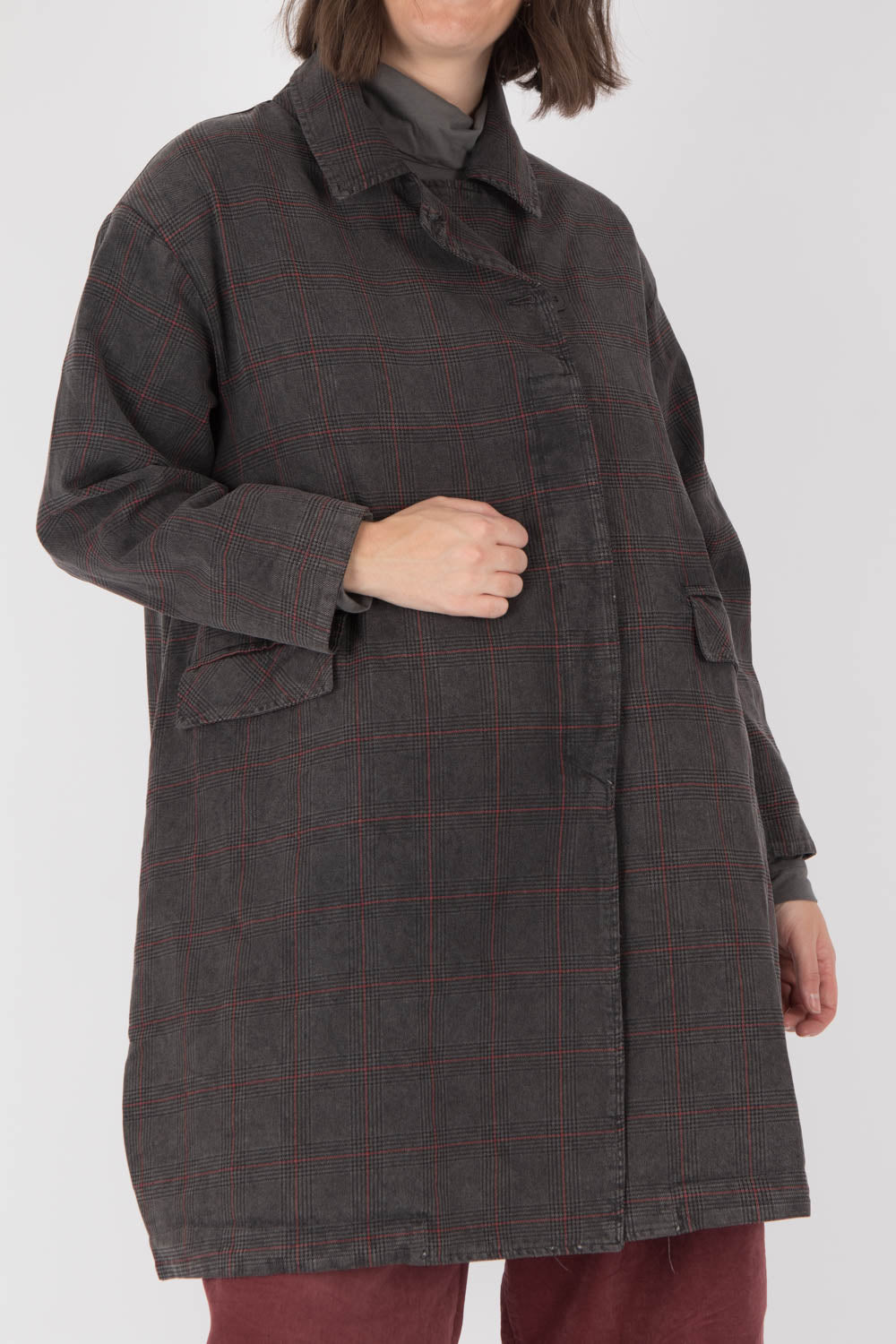 AMICI by Baci Plaid Coat