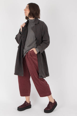 AMICI by Baci Velvet Pleated Trousers