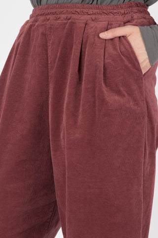 AMICI by Baci Velvet Pleated Trousers