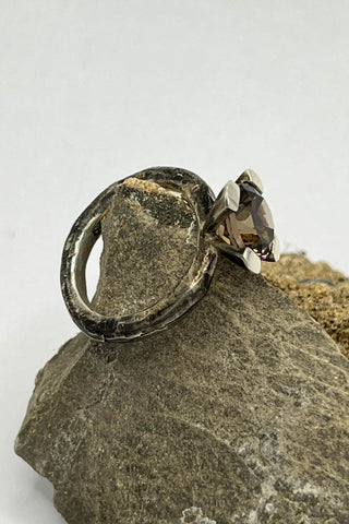 DARKGEM Smoky Quartz Ring