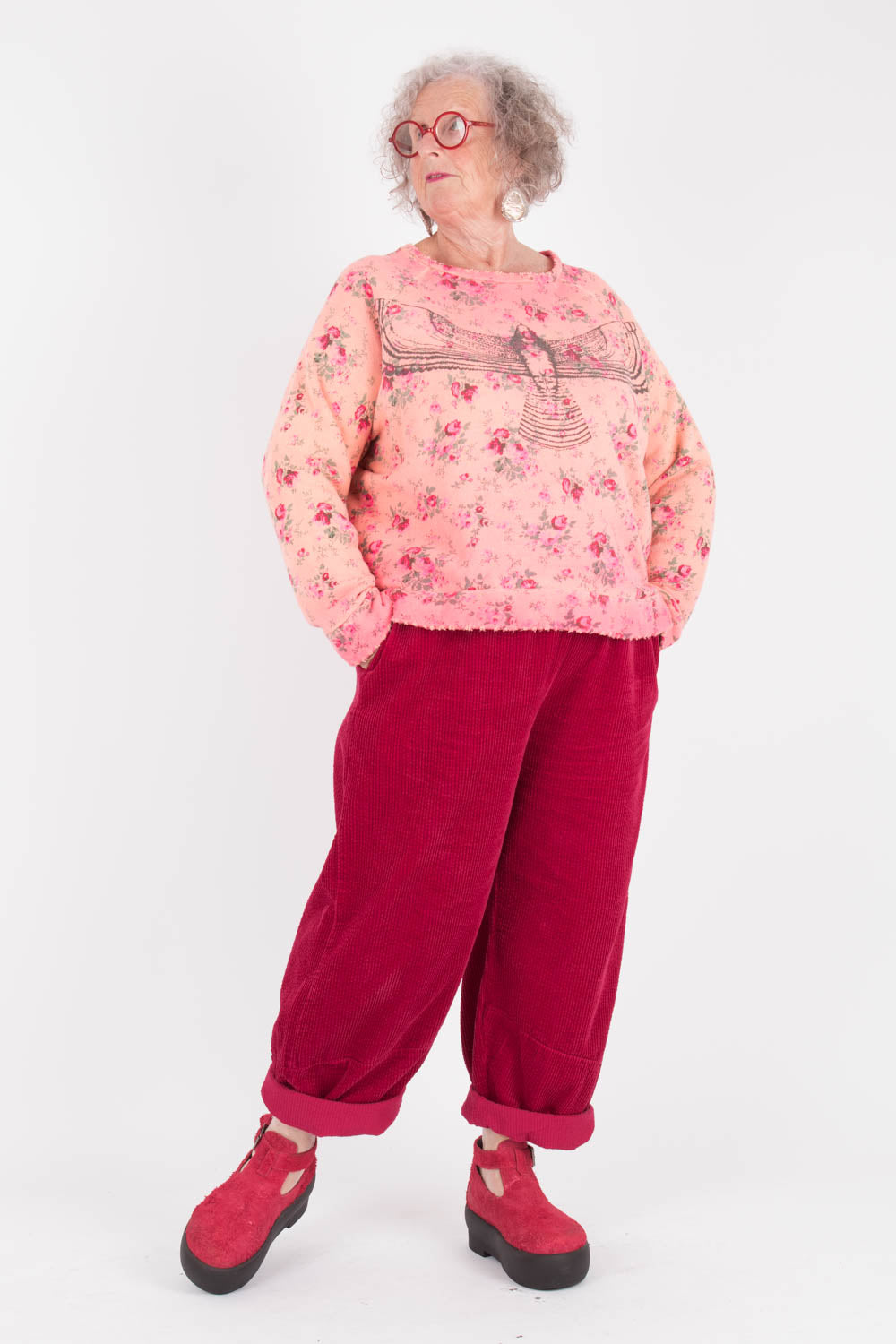 Walkers.Style Barrel Berry Trousers