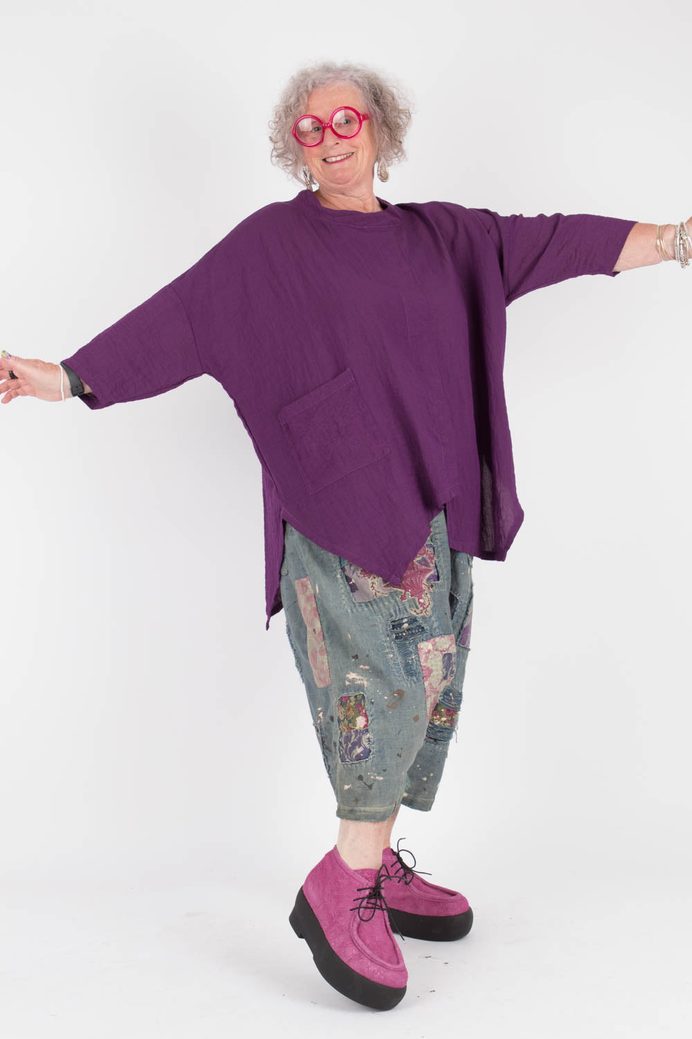 Walkers.Style Annie Aubergine Top