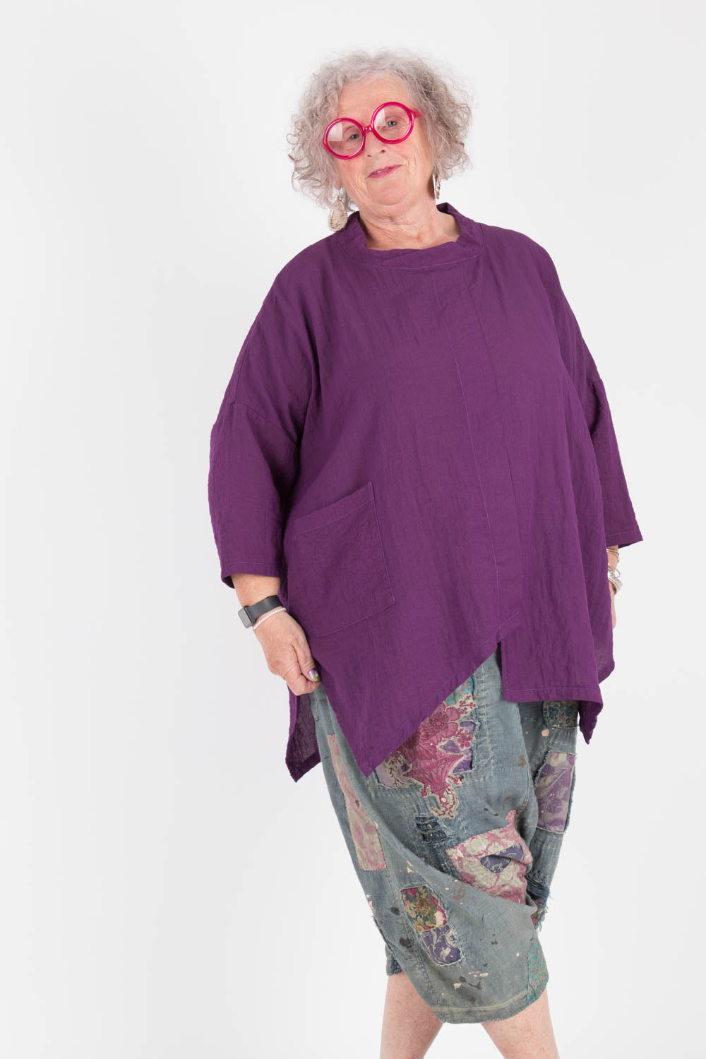 Walkers.Style Annie Aubergine Top