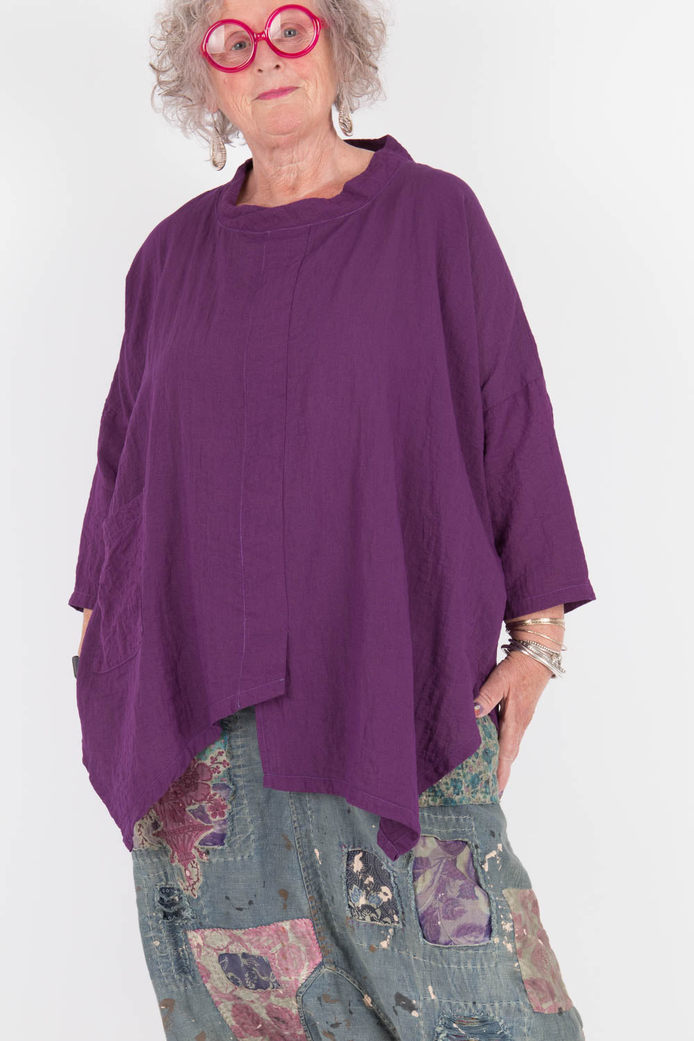 Walkers.Style Annie Aubergine Top