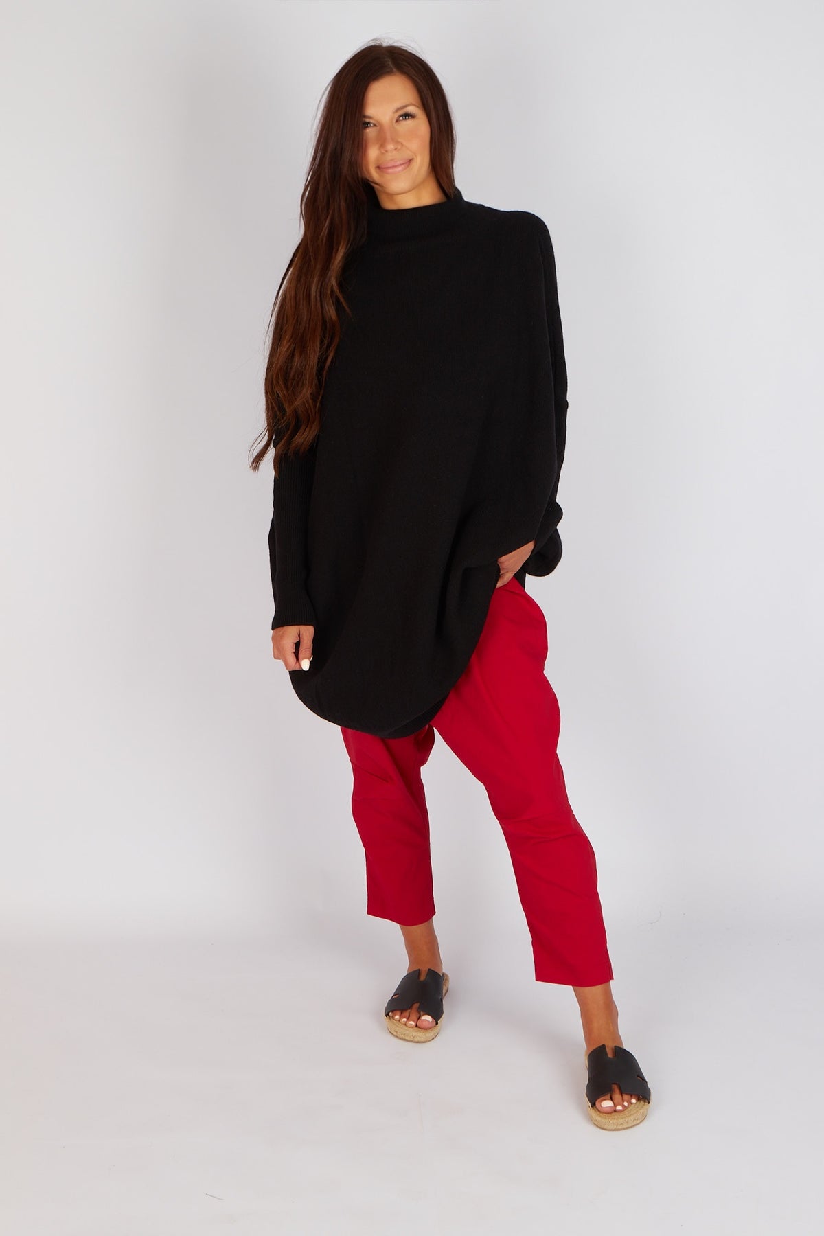 Sort Aarhus Chantal Knitted Tunic