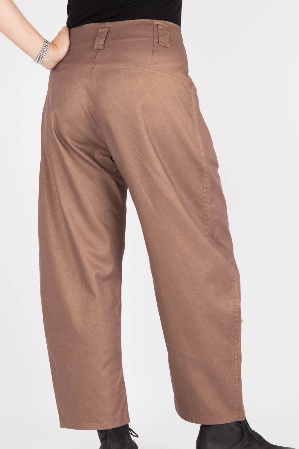 Lurdes Bergada Coated Trousers