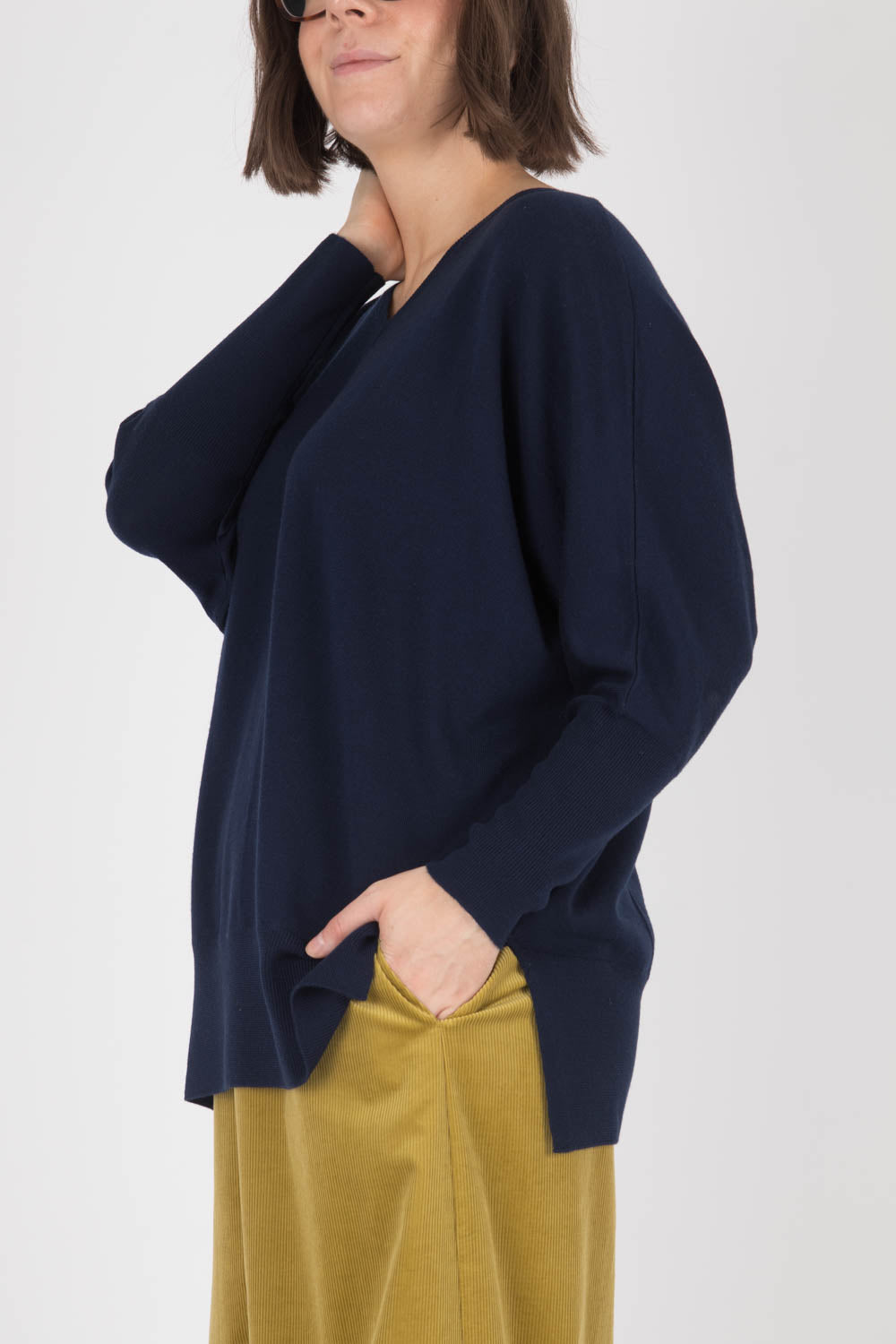 Maud & Sacha V Neck Merino Pullover