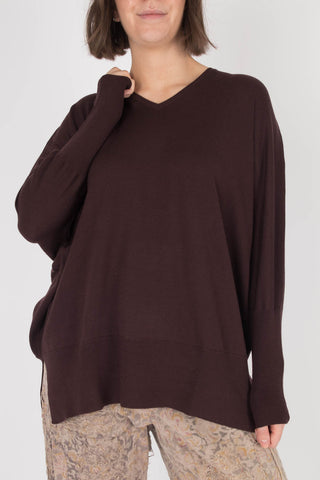 Maud & Sacha V Neck Merino Pullover