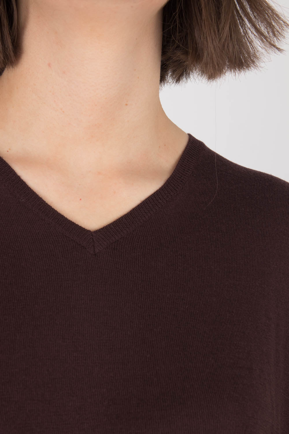 Maud & Sacha V Neck Merino Pullover