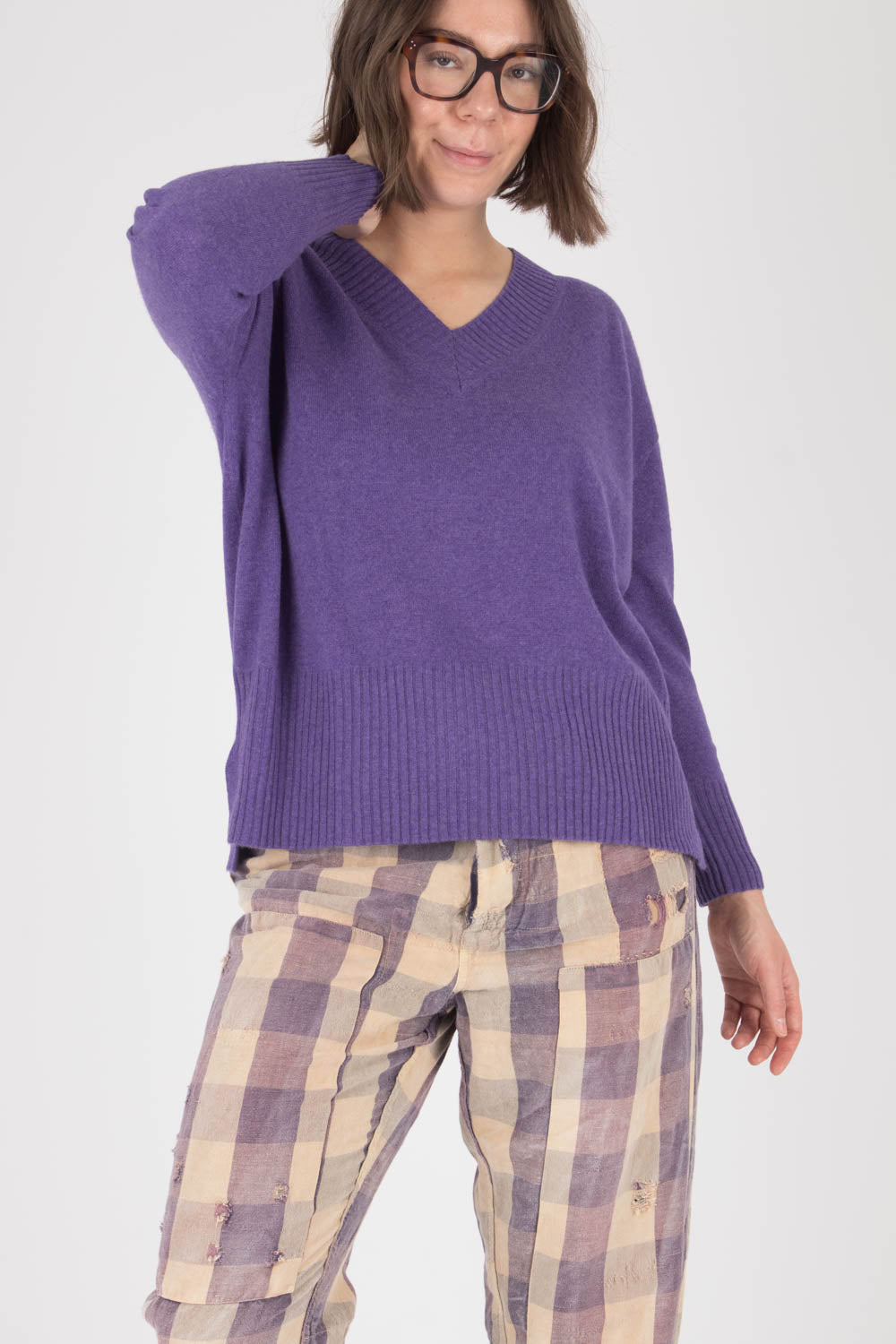 Estheme V Neck Cashmere Pullover