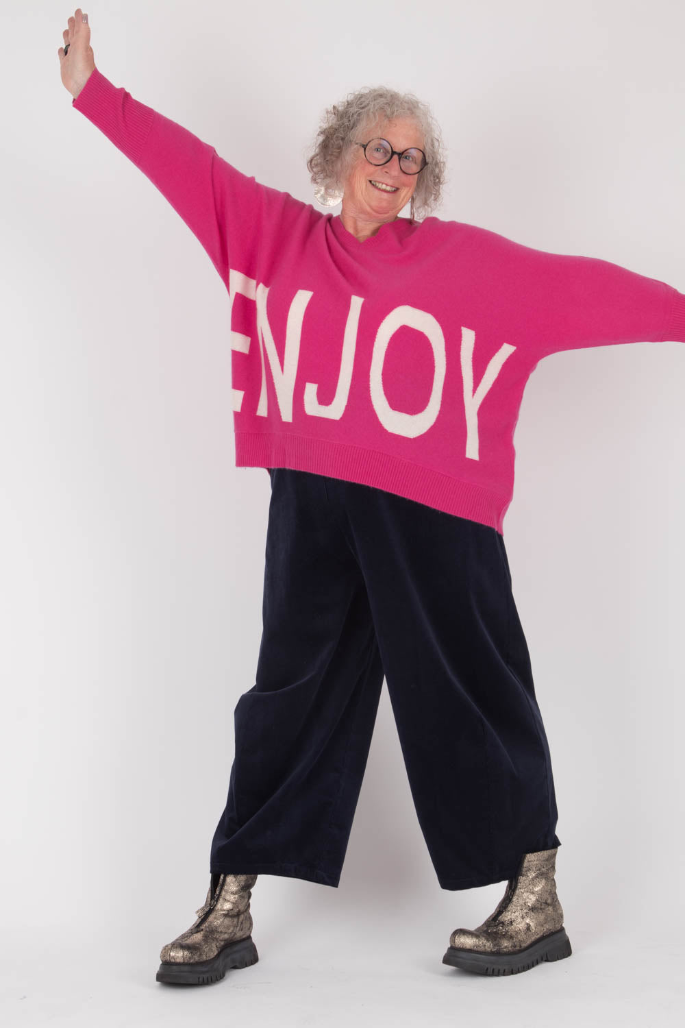 Estheme Enjoy V Neck Cashmere Pullover