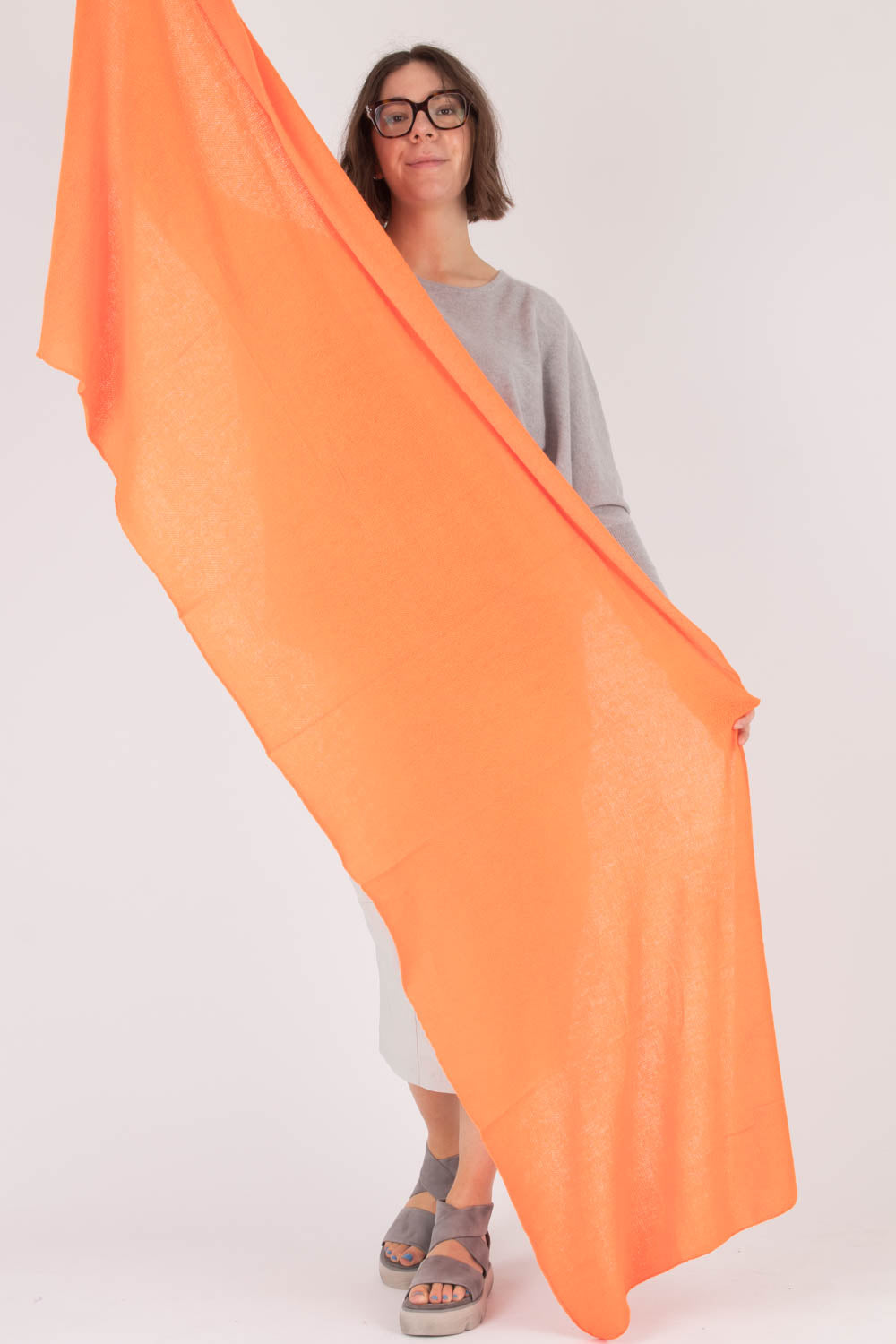 Estheme Colour Block Cashmere Scarf