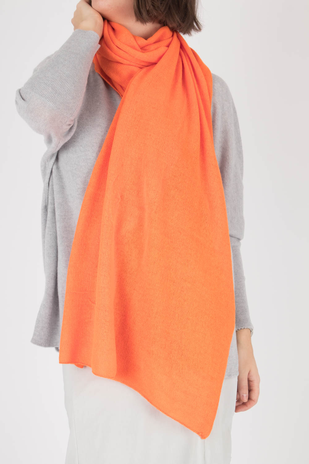 Estheme Colour Block Cashmere Scarf