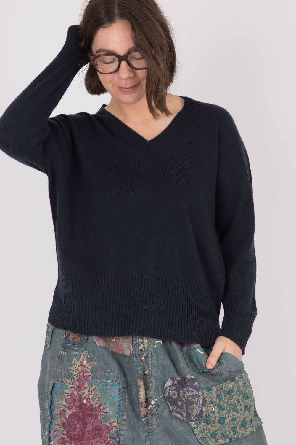 Estheme V Neck Cashmere Pullover