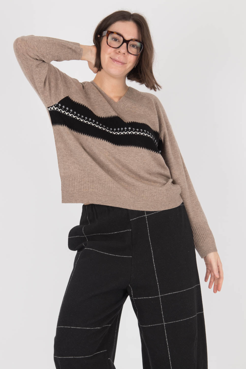 Maud & Sacha 'Nordic Style' Merino Pullover