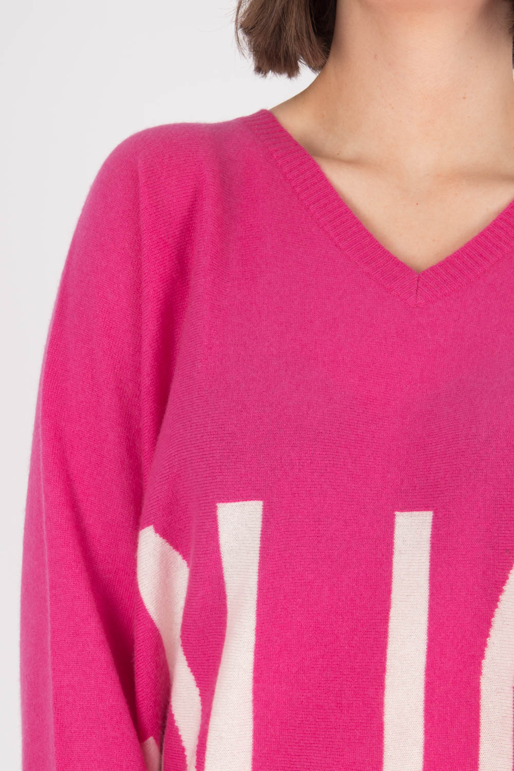 Estheme Enjoy V Neck Cashmere Pullover