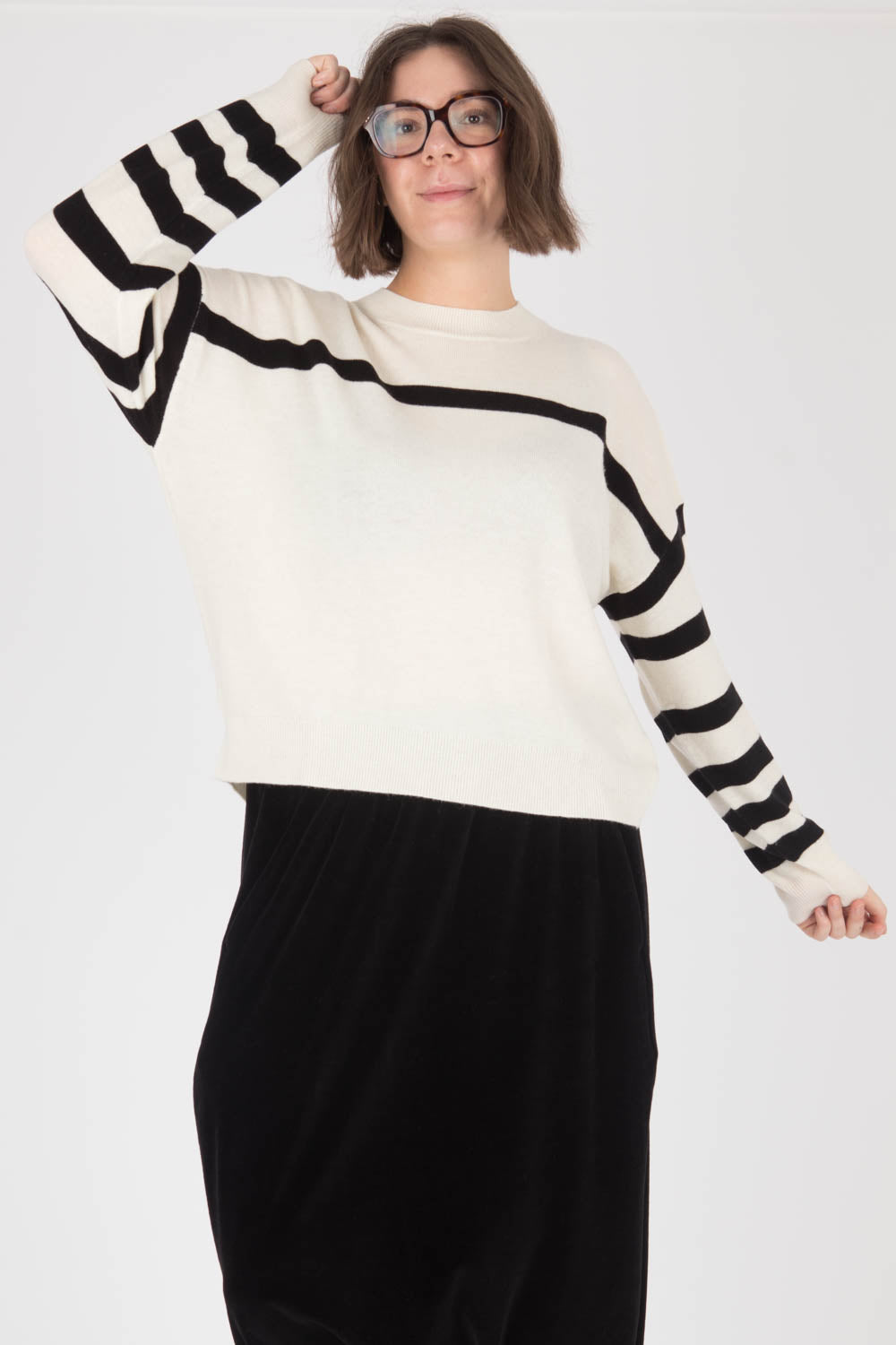 Maud & Sacha Merino Stripe Pullover