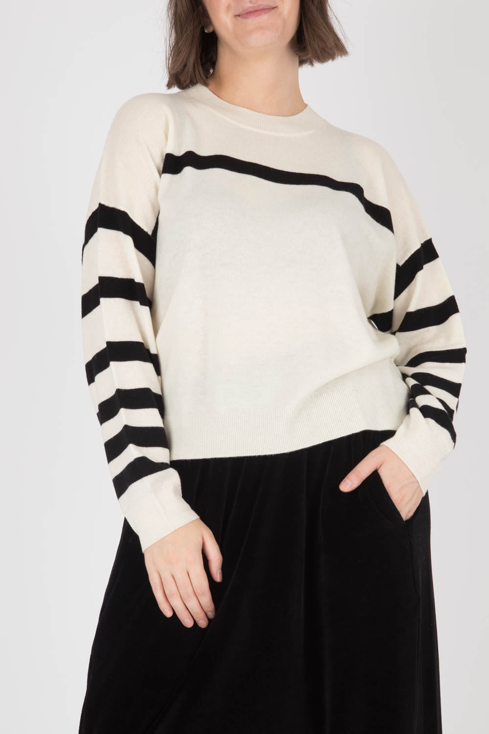 Maud & Sacha Merino Stripe Pullover