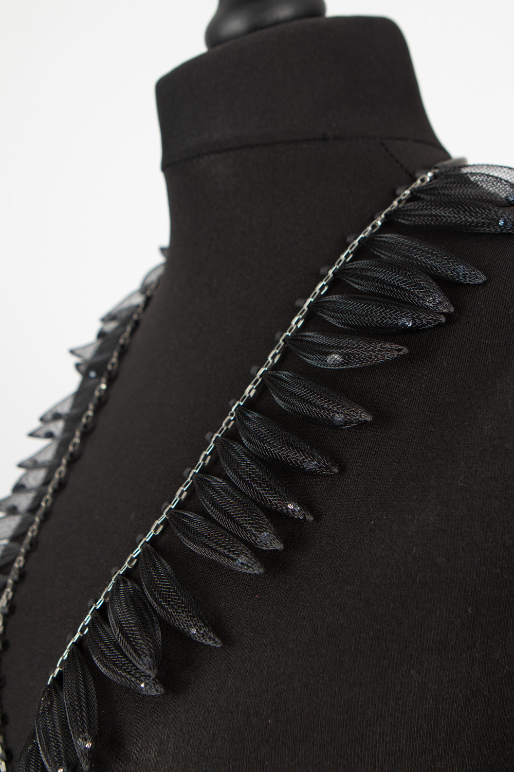Christina Brampti See the Invisible Mesh Necklace