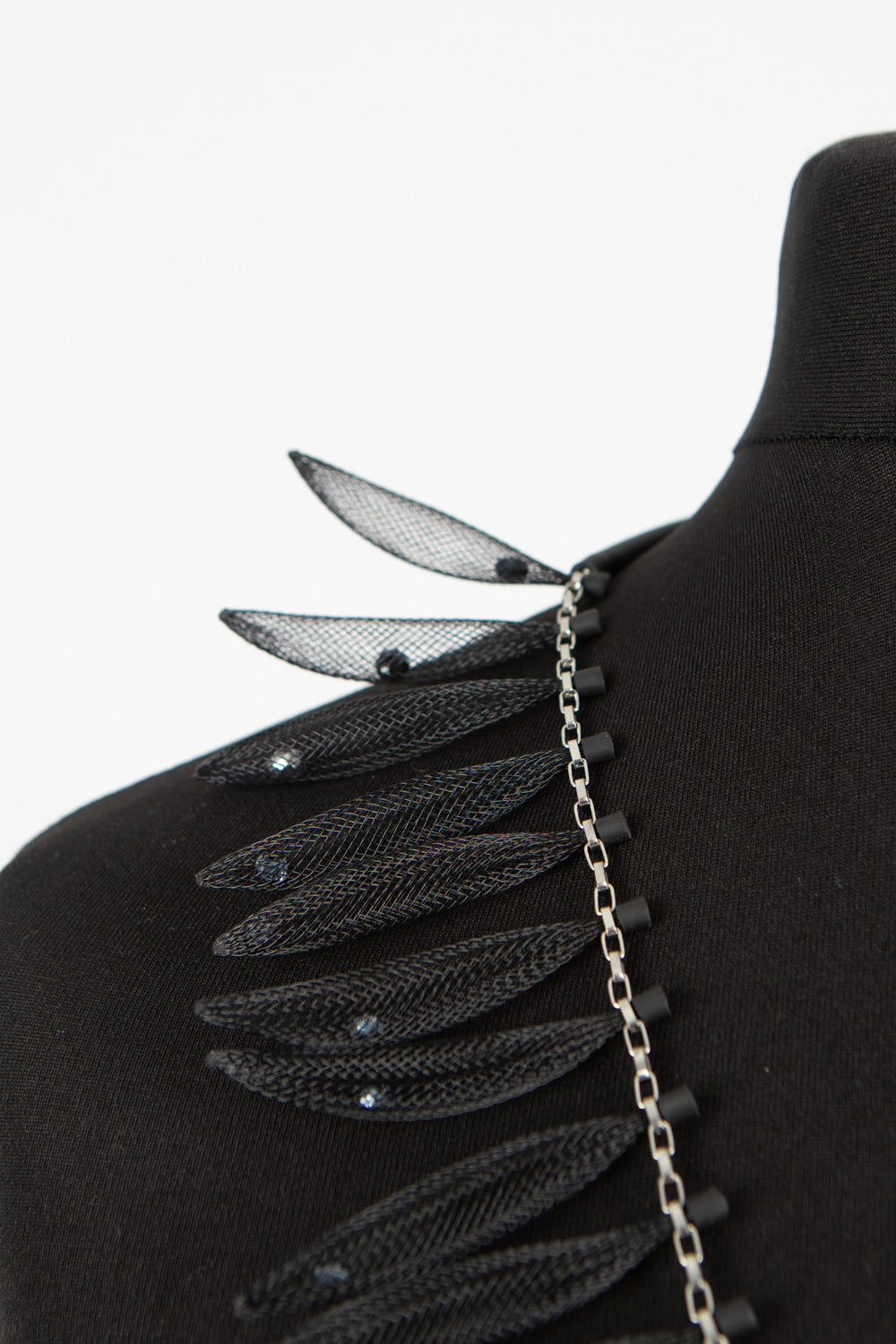 Christina Brampti See the Invisible Mesh Necklace
