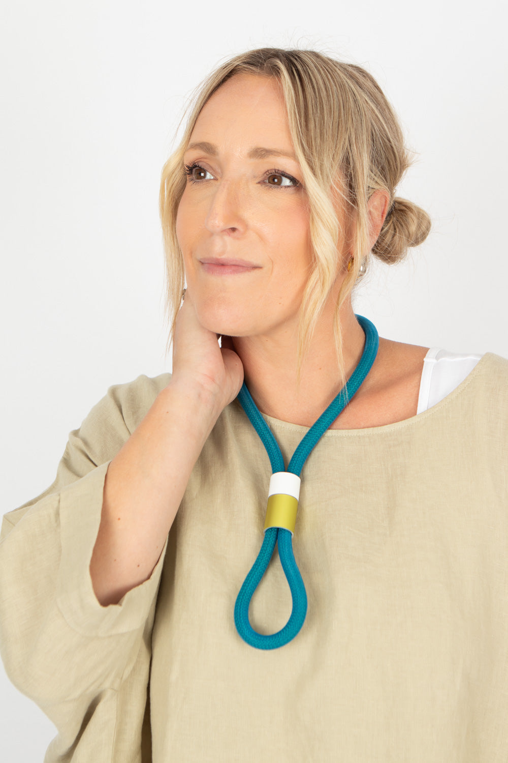 Christina Brampti Beyond Simplicity Tie Necklace