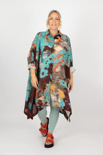 Yavi Salome Linen Shirt Dress