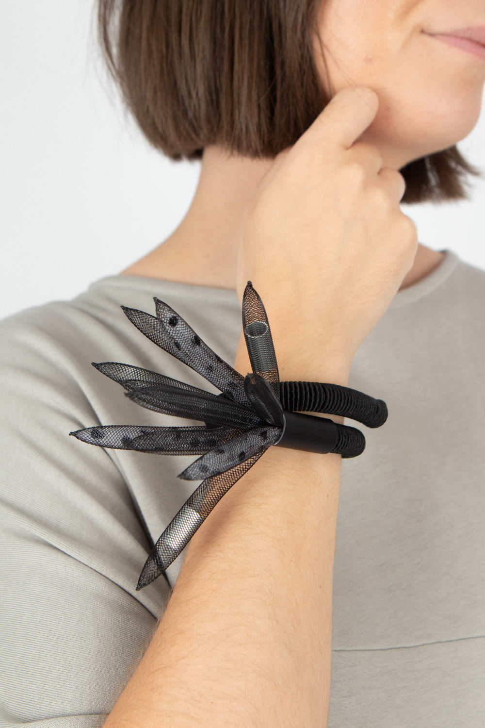 Christina Brampti See the Invisible Net Bracelet