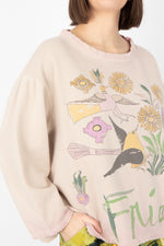 Magnolia Pearl Flight Flowers Friday Nago Sweatshirt