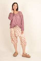 Magnolia Pearl Printed Cali Sweat Shorts