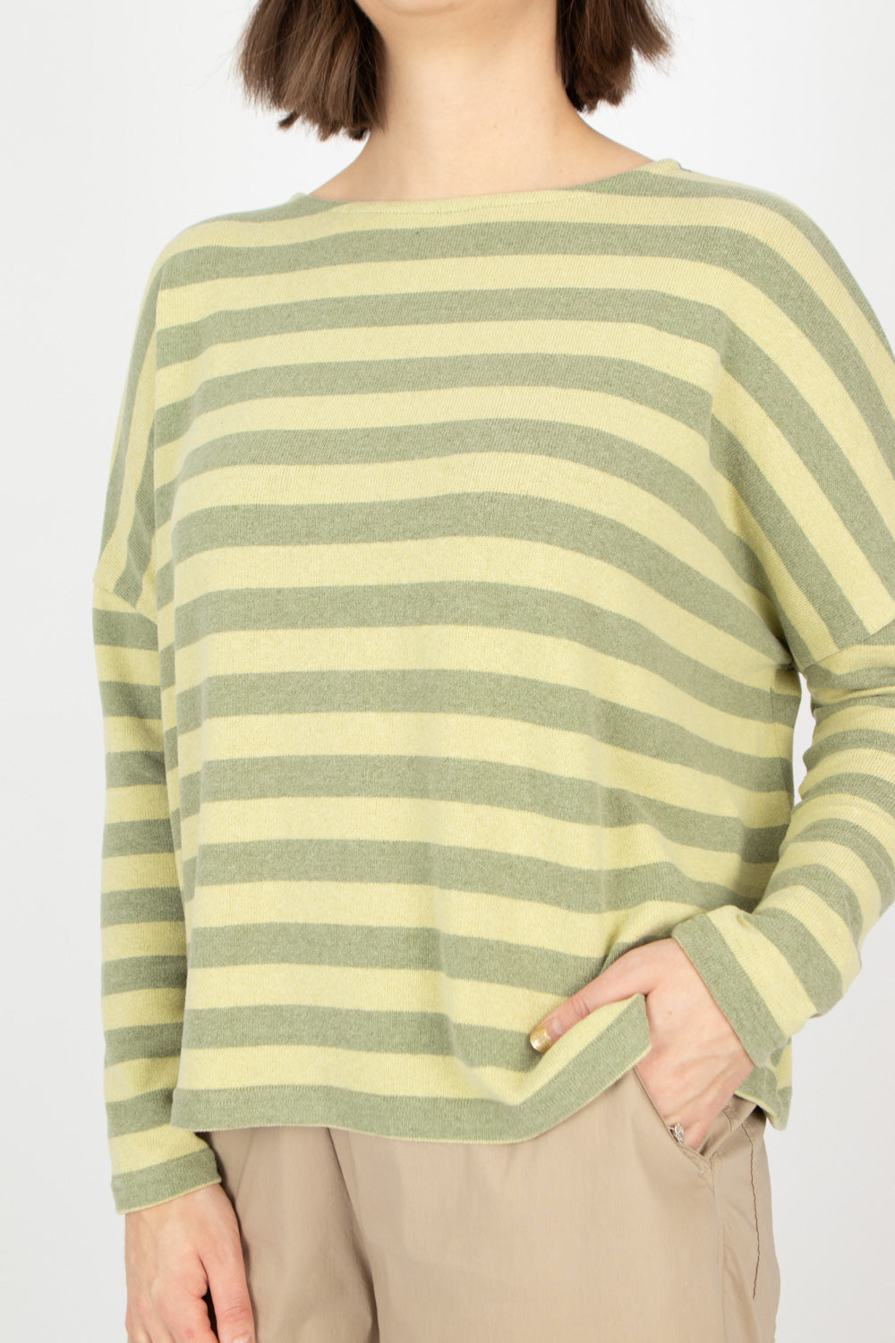 Neirami Boat Neck Boxy Sweater