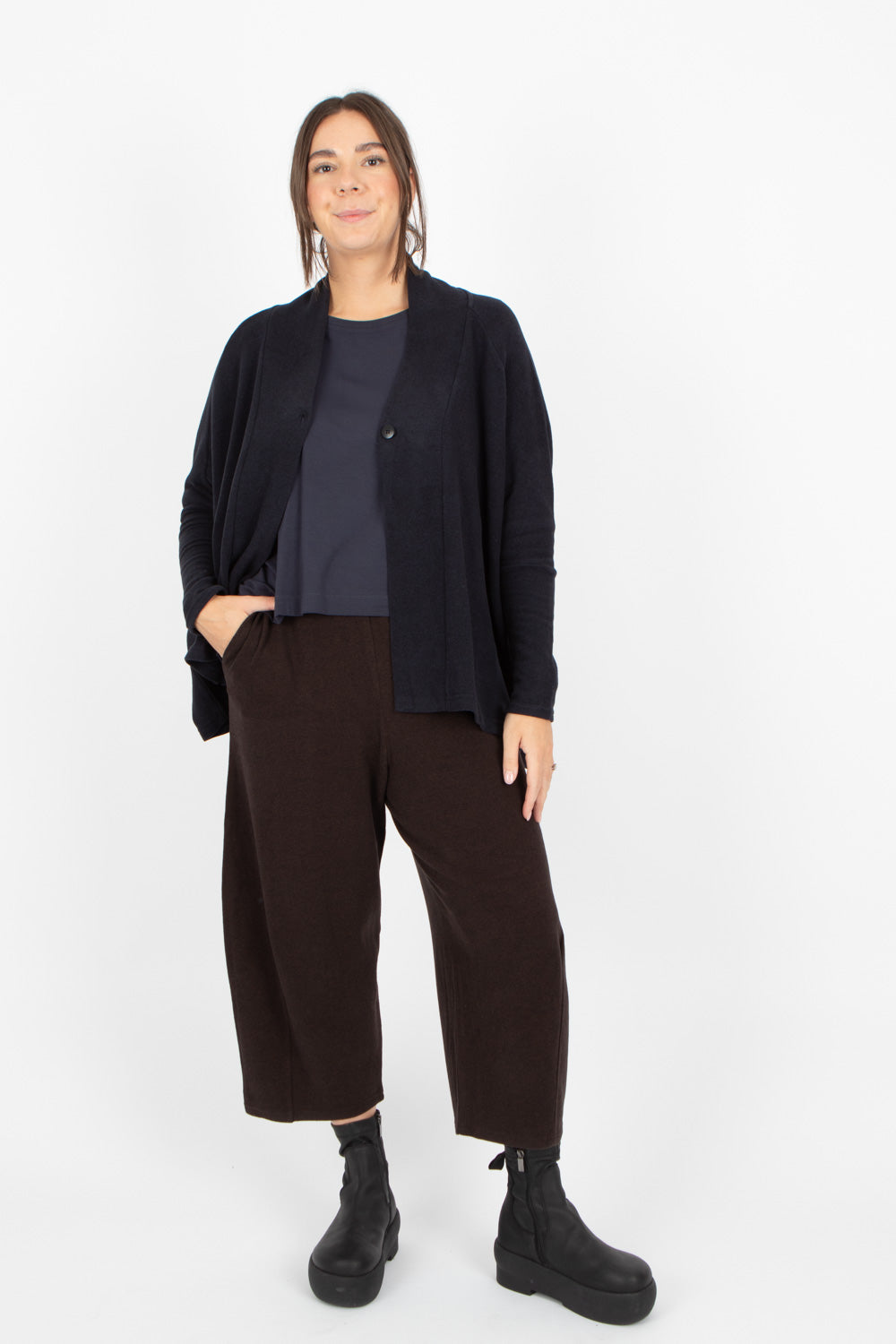 Neirami One-Button Cardigan