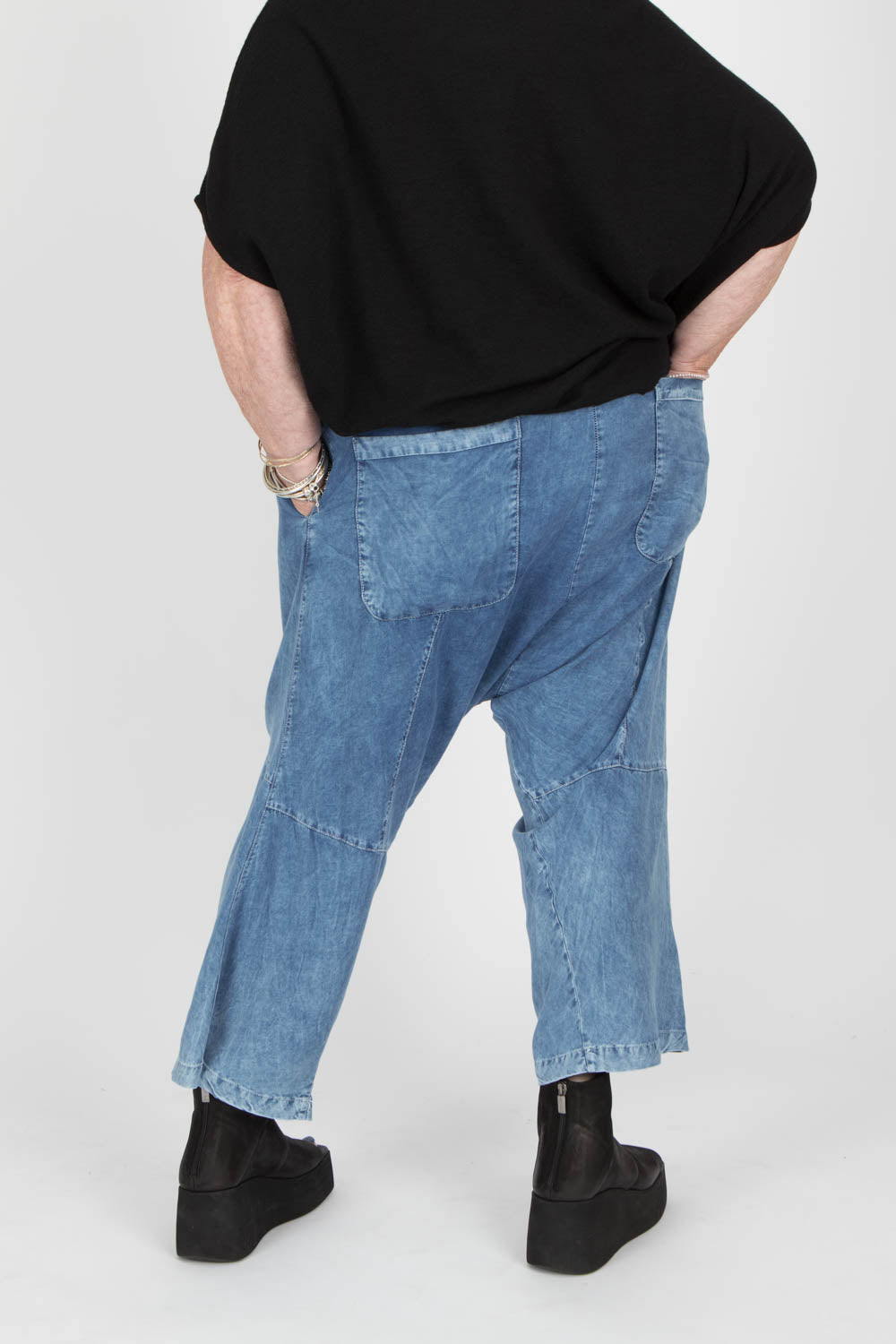 Zilberman Black Zip Jeans