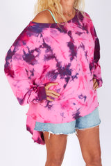 Estudio Viva Catarina Tie Dye Sweater (Pink Tie Dye)