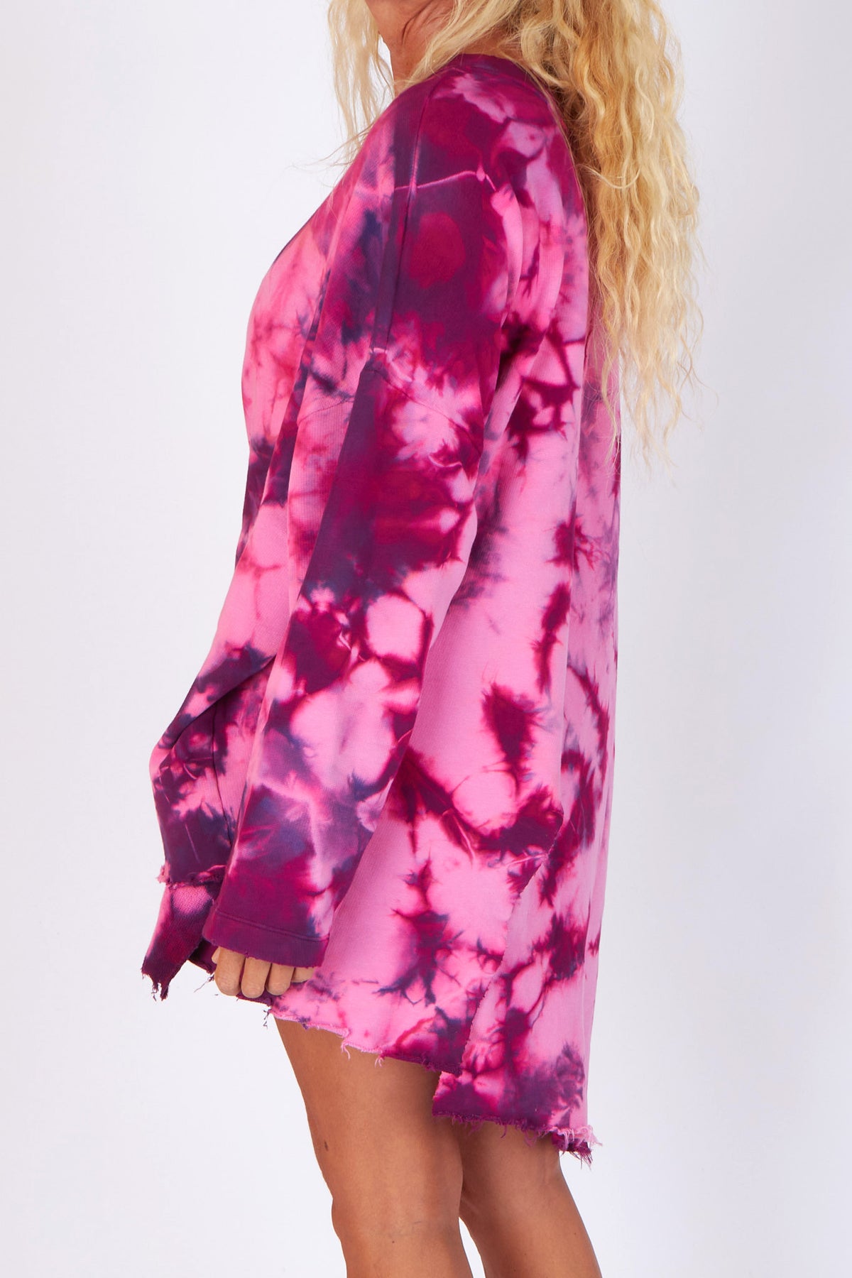 Estudio Viva Catarina Tie Dye Sweater (Pink Tie Dye)