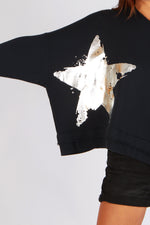 Estudio Viva Sofia Star Sweatshirt (Black)
