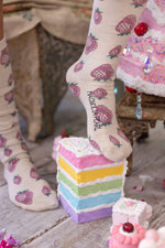 Magnolia Pearl Strawberry OTK Socks