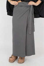 Sort Aarhus Wrap Skirt