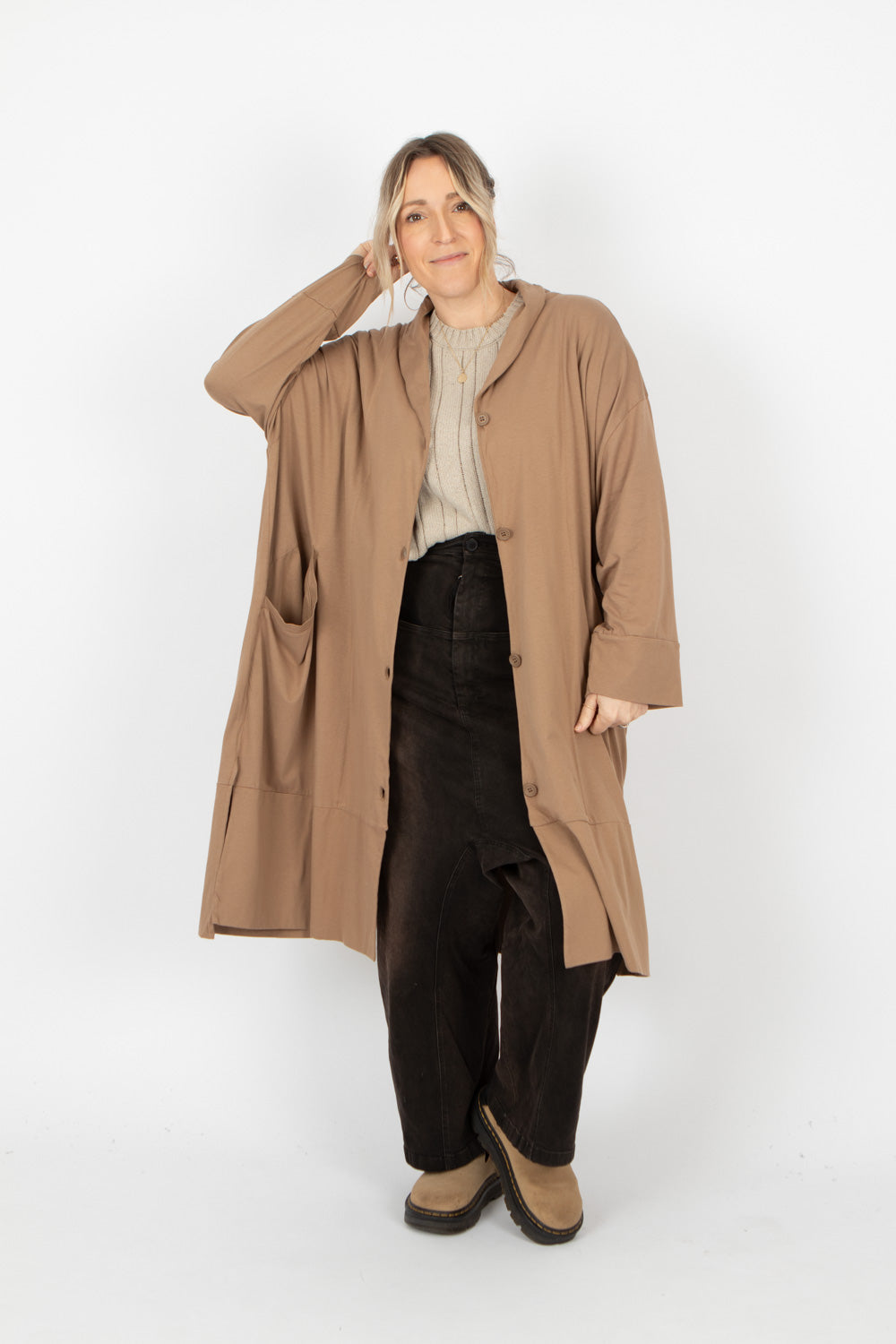 Sort Aarhus Long Jacket