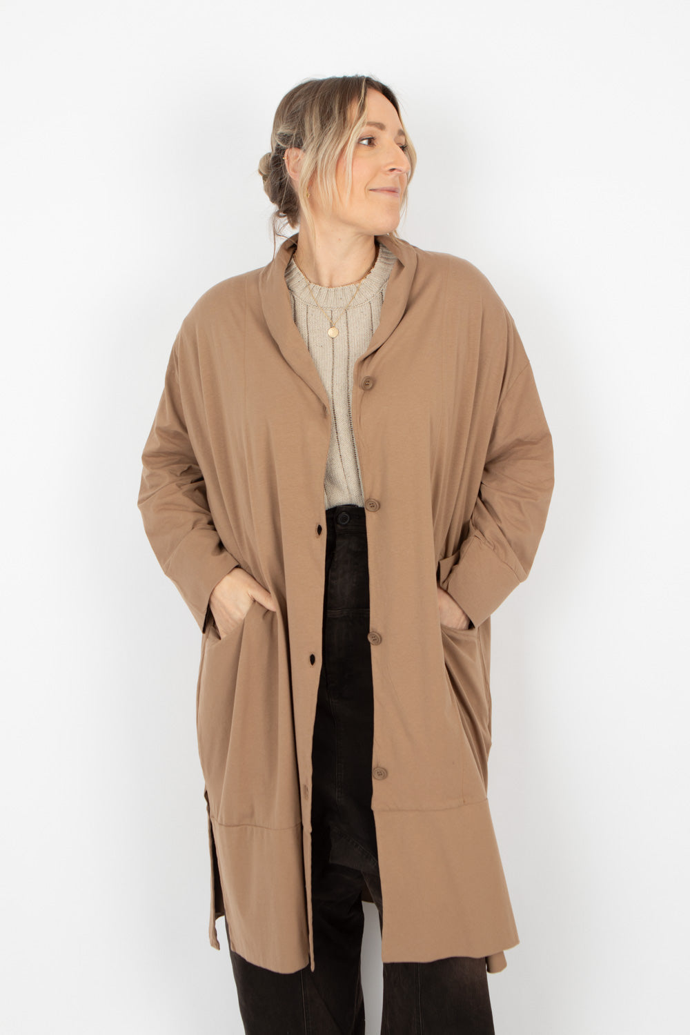 Sort Aarhus Long Jacket