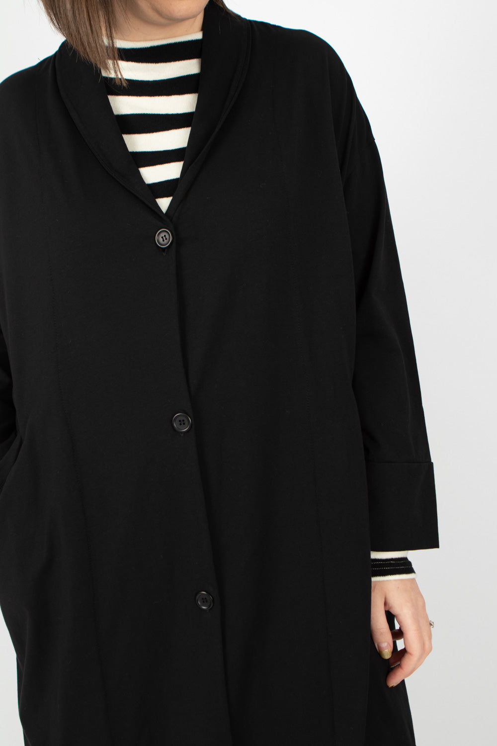 Sort Aarhus Long Jacket